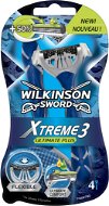 WILKINSON Xtreme3 Ultimate Plus (4 ks) - Jednorazové holiace strojčeky