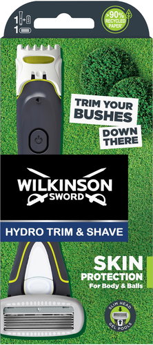 WILKINSON Hydro Body & Balls Trimmer + 1 tartalék fej Fő fotó WILKINSON Hydro Body & Balls Trimmer + 1 tartalék fej - Borotva - Fő fotó