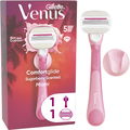 GILLETTE Venus ComfortGlide Sugarberry Scented + hlavice 1 ks + držák do sprchy