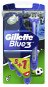Gillette Blue3 Football 5 + 1 ks - Jednorazové holiace strojčeky