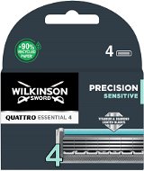 WILKINSON Quattro Essential Precision Sensitive Blades 4-Pack - Men's Shaver Replacement Heads