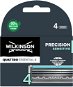 Pánske náhradné hlavice WILKINSON Quattro Essential Precision Sensitive 4 ks - Pánské náhradní hlavice