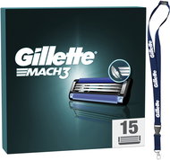 GILLETTE Mach3 15 pcs + key ring - Replacement Blade Refill