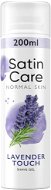 GILLETTE Satin Care Lavender Touch 200 ml - Gél na holenie pre ženy