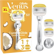 GILLETTE Venus Pro ComfortGlide Coconut + 3 heads and wall holder - Razor