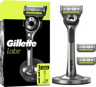 GILLETTE Labs + 3 heads and magnetic stand - Razor