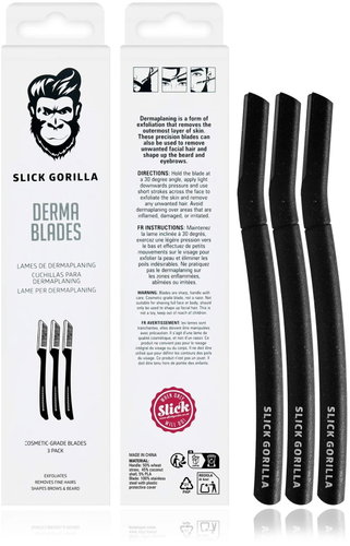 SLICK GORILLA Derma Blades 3 ks - Straight Razor - Main image