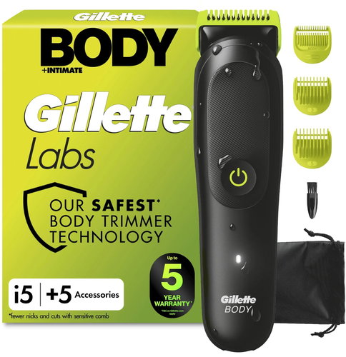 GILLETTE Labs i5 for intimate areas and body SkinFirst Main image GILLETTE Labs i5 for intimate areas and body SkinFirst - Trimmer - Main image