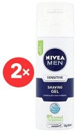 NIVEA Men Sensitive Shaving Gel mini 2× 30 ml - Gél na holenie