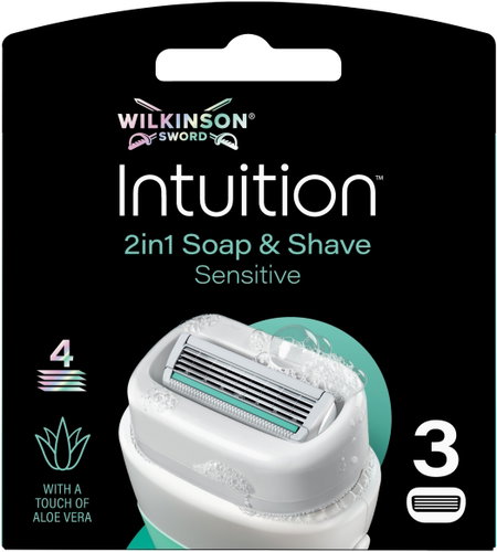 WILKINSON Intuition Sensitive Care 3 pcs - Replacement Blade Refill - Main image