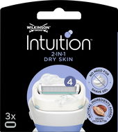 Dámske náhradné hlavice WILKINSON Intuition Dry Skin 3 ks - Dámské náhradní hlavice