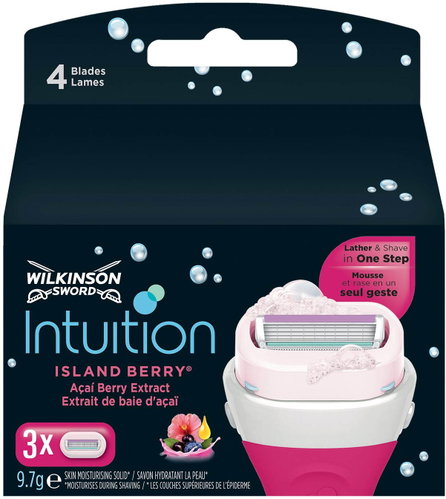 WILKINSON Intuition Island Berry 3 db - Női borotvabetét - Fő fotó