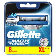 GILLETTE Mach3 Turbo 8 pcs - Men's Shaver Replacement Heads