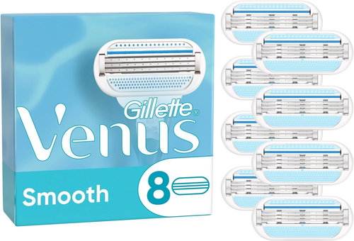 GILLETTE Venus Smooth, women's replacement heads, 8 pcs - Replacement Blade Refill - Main image
