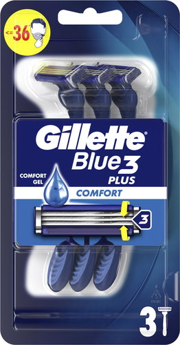 GILLETTE Blue3 3 db - Eldobható borotva - Fő fotó