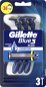 GILLETTE Blue3 3 ks - Jednorazové holiace strojčeky