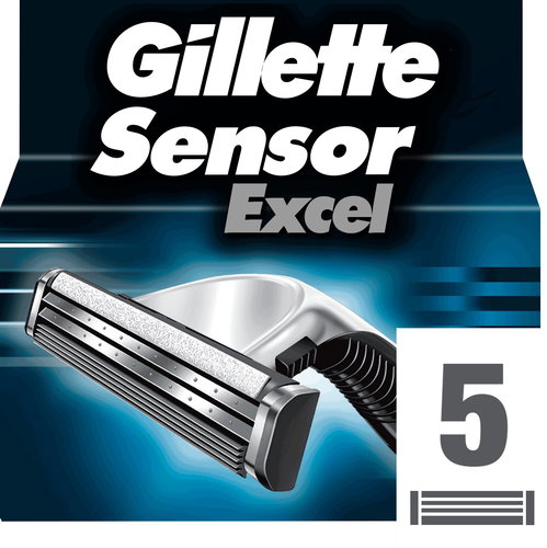 GILLETTE SensorExcel 5 Pcs - Replacement Blade Refill - Main image