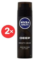 NIVEA MEN Deep Smooth Shave 2× 200 ml - Pena na holenie