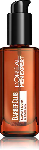 ĽORÉAL PARIS Men Expert Barber Club Long Beard & Skin Oil 30 ml - Olej na fúzy - Hlavný obrázok