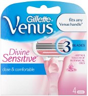 GILLETTE Venus Sensitive Divine 4 Pcs - Women's Replacement Shaving Heads