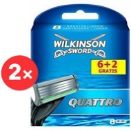 WILKINSON Quattro 2× 8 Pcs - Men's Shaver Replacement Heads