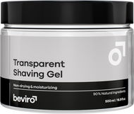 Gél na holenie BEVIRO Transparent Shaving Gel 500 ml - Gel na holení