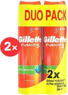 GILLETTE Fusion Sensitive 2× Duopack (2× 200 ml) - Gél na holenie