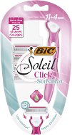 BIC Soleil Click Sensitive + hlavice 4 ks - Dámsky holiaci strojček