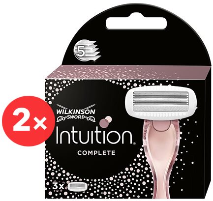 WILKINSON Intuition Complete 2× 3 Pcs - Women's Replacement Shaving Heads - Main image