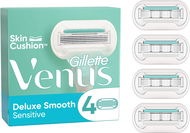 Női borotvabetét GILLETTE Venus Deluxe Smooth Sensitive 4 db - Dámské náhradní hlavice