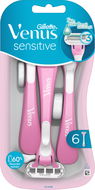 Razors for Women GILLETTE Venus Sensitive Smooth, 6pcs - Dámská holítka