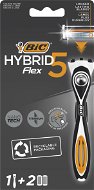 BIC Flex5 Hybrid + Head 2 Pcs - Razor