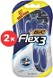 BIC Flex3 2× 8 ks - Jednorazové holiace strojčeky