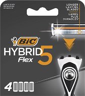 BIC Flex5 4 Pcs - Men's Shaver Replacement Heads