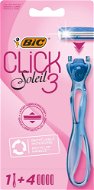 BIC Soleil Click + hlavice 4 ks - Dámsky holiaci strojček
