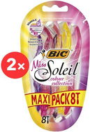 BIC Miss Soleil Color 2 × 8 db - Női borotva