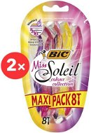 BIC Miss Soleil Color 2 × 8 db - Női borotva