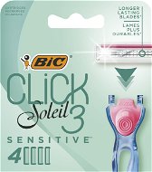 BIC Soleil Click Sensitive 4 ks - Dámske náhradné hlavice