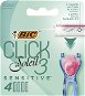 BIC Soleil Click Sensitive 4 ks - Dámske náhradné hlavice