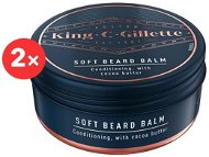 KING C. GILLETTE Beard Balm 2× 100 ml - Balzam na fúzy