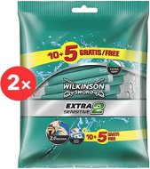 WILKINSON Extra2 Sensitive 2 × 15 db - Eldobható borotva