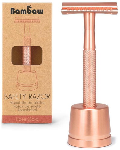 BAMBAW Metallic Shaver with Stand, RoseGold - Razor - Main image