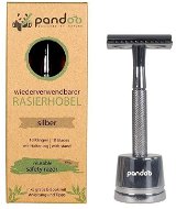 PANDOO Metal Shaver Silver + Razors 10 pcs - Razor