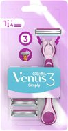 GILLETTE Simply Venus 3 + 4 Heads - Razors for Women