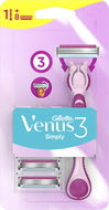 Női borotva GILLETTE Simply Venus 3 + 8 db fej - Dámská holítka