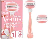GILLETTE Venus ComfortGlide Spa Breeze Shaver - 2 Shaving Heads - Women's Razor