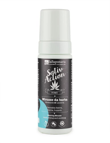 LASAPONARIA Men's shaving foam with hemp BIO 150 ml - Shaving Foam - Main image
