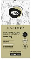 BODY NATUR Clean Beauty Epilační voskové pásky na tělo s bambusem a spirulínou 16x - Depilační pásky