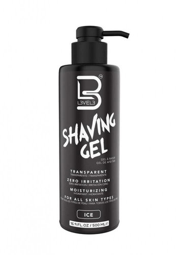 L3VEL3 Ice Transparent Shaving Gel 500 ml - Shaving Gel - Main image
