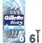 GILLETTE Blue3 Cool holicí strojek 6 ks - Holicí strojek